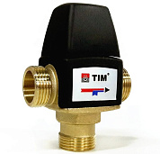 Клапан термостатический смесительный 1” НР (20-55 °C, Kvs 4,5) TIM