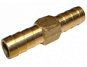 Штуцер для шланга двусторонний 18 мм (латунь)