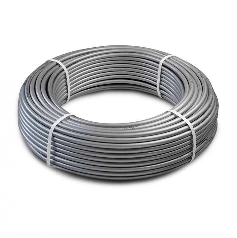 Труба из сшитого полиэтилена Pro Aqua PE-Xa/EVOH 25x3,5 серебристая (бухта 50м)