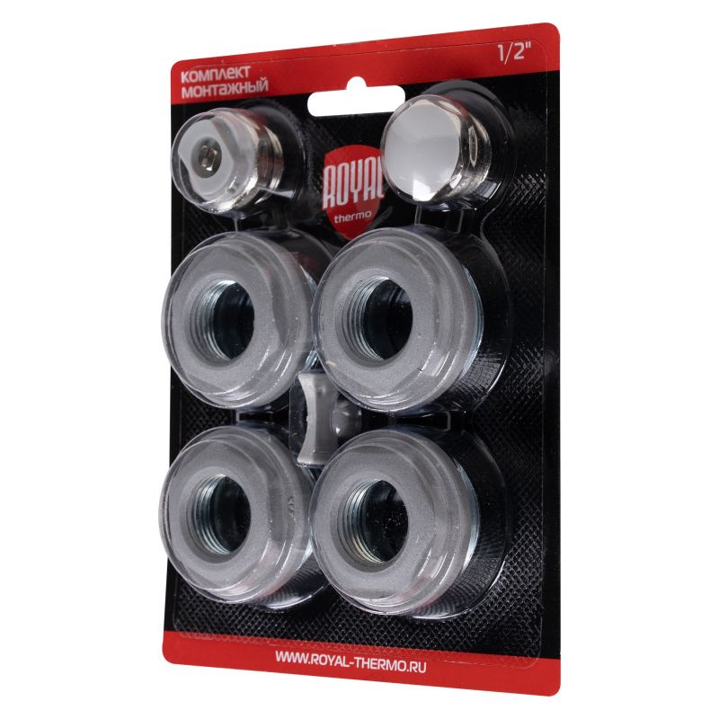 Комплект монтажный Royal Thermo 1/2” серебристый