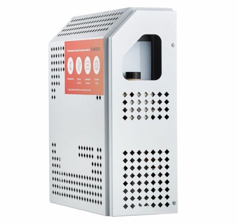 Конвектор газовый Arideya КНС-2В TGV, в комплекте с трубой и вентилятором