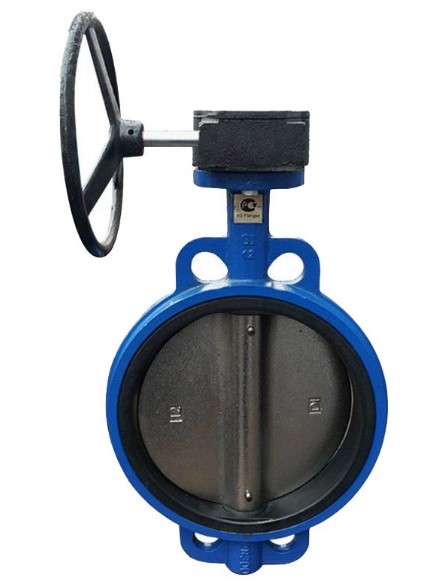 Затвор чугунный с чугунным диском DN 250 PN 16 (EPDM) с редуктором КНР
