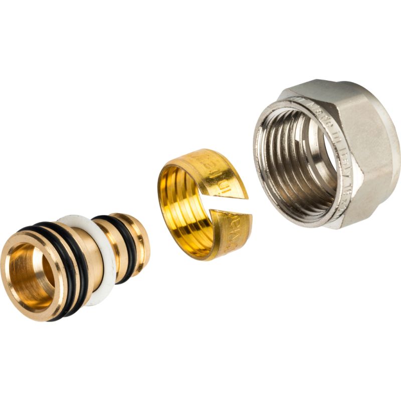 Евроконус 16х2,0х1/2” (для труб PE-X/AL/PE-X) Stout