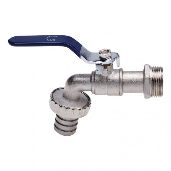 Кран водоразборный со штуцером  3/4” ручка ECO Aqualink