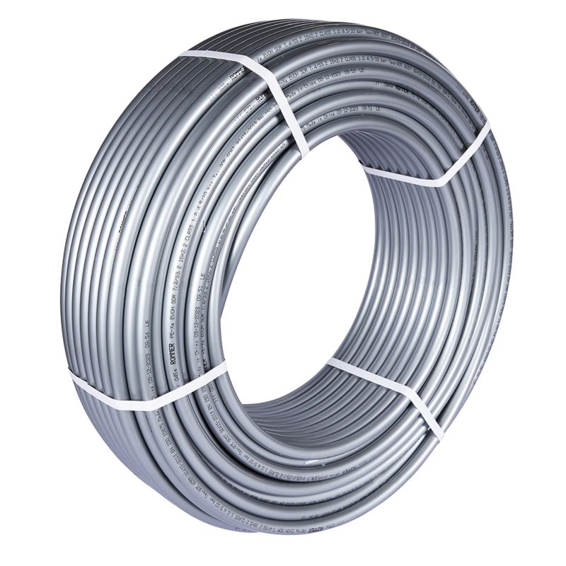 Труба из сшитого полиэтилена Rommer PE-Xa/EVOH 32x4,4 серая (бухта 50м)