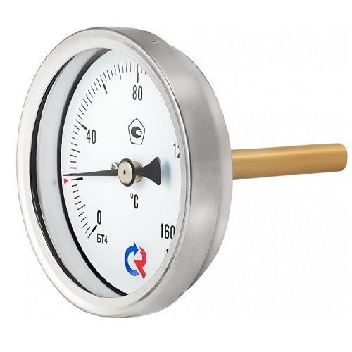 Термометр биметаллический БТ-31.211 Dn63 0...+160°C L=46мм G-1/2” Росма