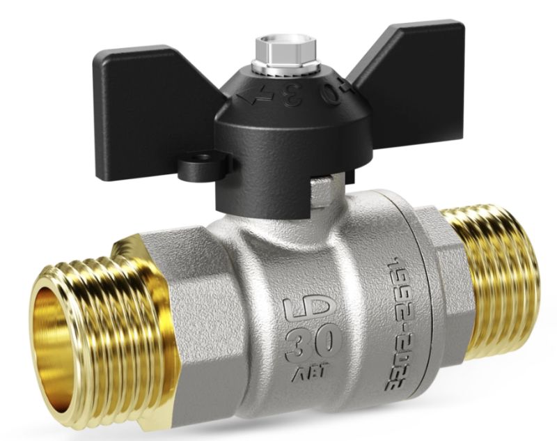 Кран шаровой   3/4" ш/ш, бабочка LD Pride 47.20.Н-Н.Б