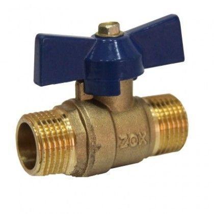Кран шаровой 1/2" ш/ш бабочка ZOX