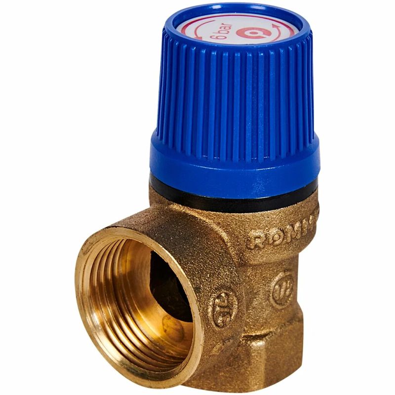 Клапан предохранительный для систем водоснабжения 1/2”х3/4” (8 бар) Rommer
