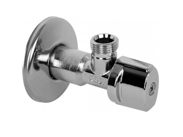Кран угловой 1/2”х1/2” с металлической ручкой Nova Arco А-80