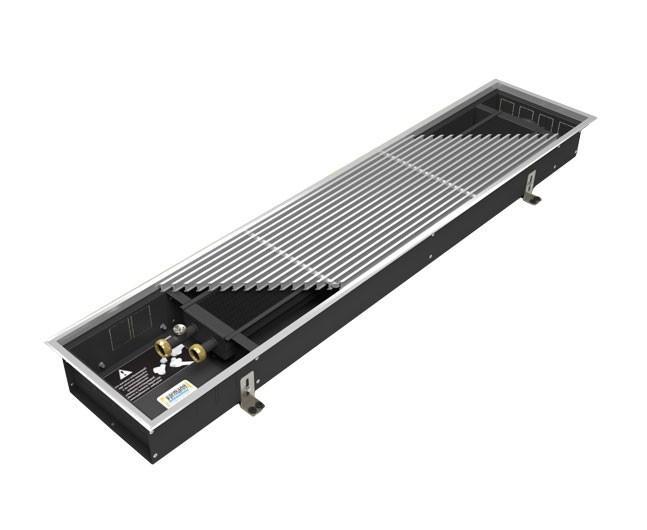 Конвектор внутрипольный Techno Power KVZ 300-65-1200 решетка РРА cеребро