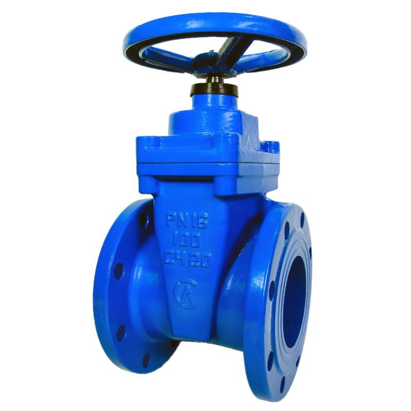 Задвижка чугунная 30ч39р DN 200 PN 10/16 (EPDM) с обрезиненным клином ЛМЗ