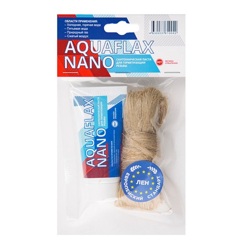 Комплект Aquaflax Nano (паста 80г + лён ЕВРО 20г)