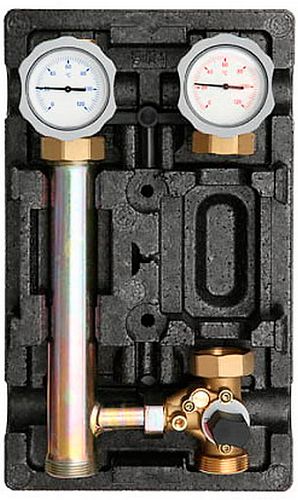 Насосная группа MK 1” без насоса (3-ход. смесительный клапан, подача слева) MEIBES Поколения 8