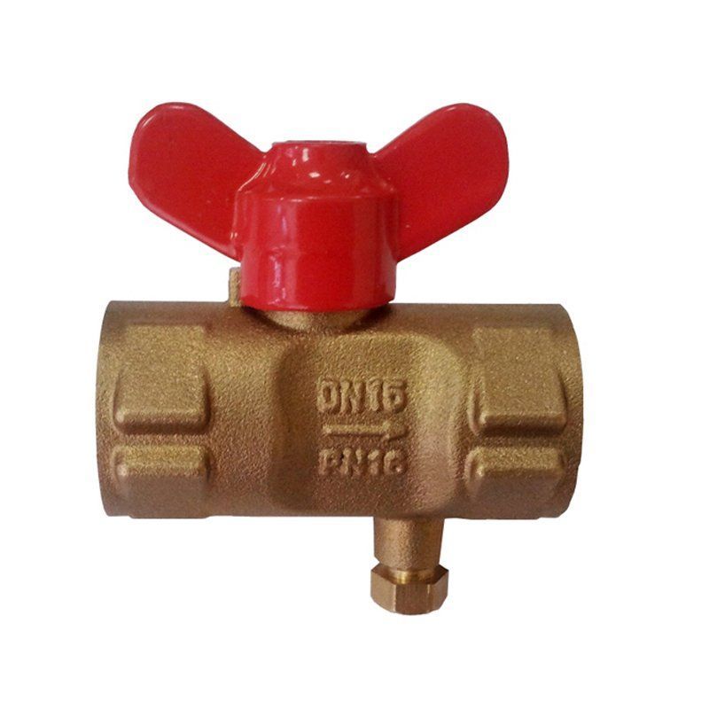 Кран для манометра с краном Маевского 11Б27п(м)2, G1/2”хG1/2” PN 16 бабочка