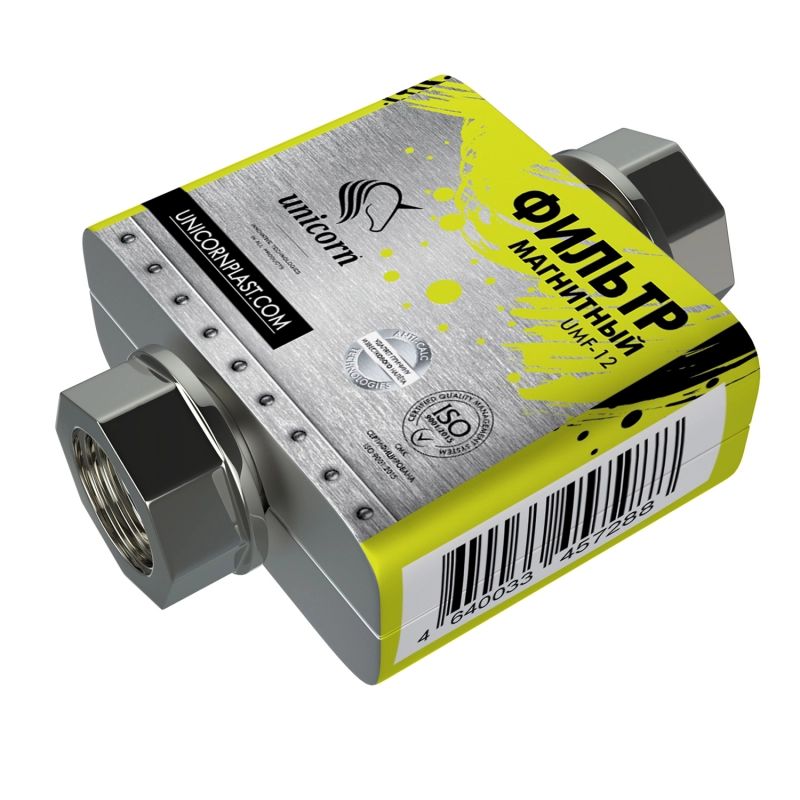 Магнитный преобразователь (умягчитель) 3/4” (1000 л/час, 20000 Гаусс) UNICORN (UMF 34)