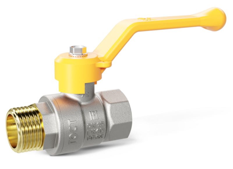 Кран шаровой газовый 1 1/4” г/ш, рычаг LD Pride 47.32.В-Н.Р.GAS