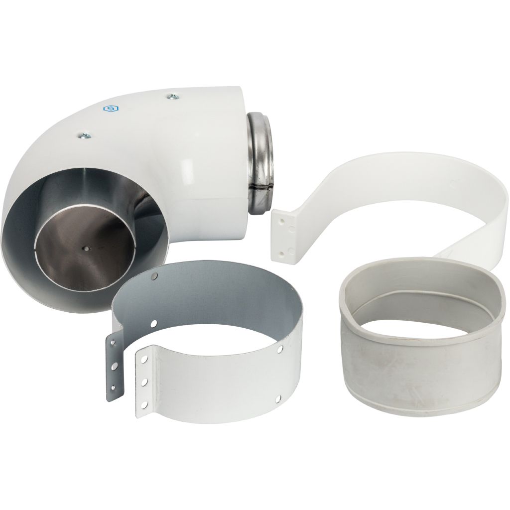 Адаптер для котла угловой 90° DN 60/100 (совместим с Vaillant, Protherm New) Stout