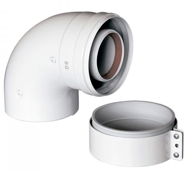 Коаксиальный отвод 90° DN 60/100 Baxi