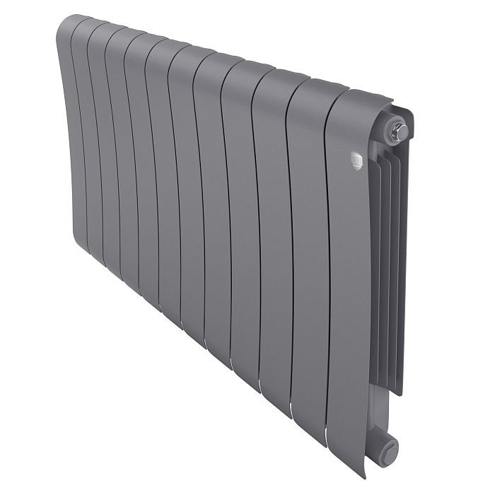Радиатор биметаллический Royal Thermo Infinity 500 Silver Satin 12 секций