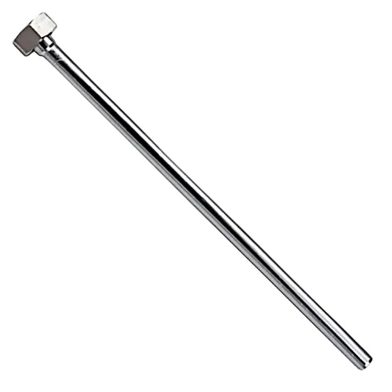 Трубка хромированная Ø 10мм, L 50см с гайкой 1/2” RR114