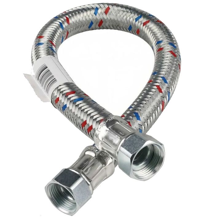 Гибкая подводка для воды Гигант  1/2” г/г 1,2м