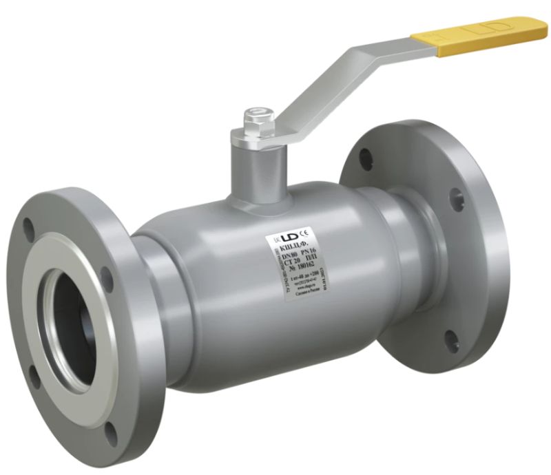 Кран шаровой полнопроходной фланцевый DN  50 PN 40 (Ст. 20, L=180) КШ.Ц.Ф.050.040.П/П.02, LD