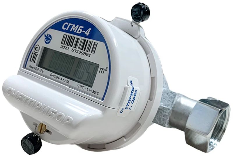 Счётчик газа СГМБ-4 ТК с термокорректором Счётприбор