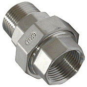 Американка нержавеющая с прокладкой 1 1/4” г/ш AISI 304