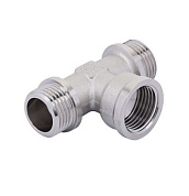 Тройник   3/4” ш/г/ш (никель) Zeissler