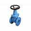 Задвижка чугунная 30ч39р DN  80 PN 16 (EPDM) с обрезиненным клином, Seagull