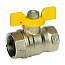 Кран газовый 1/2” г/г бабочка (25 бар) Arco Mino