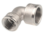 Уголок переходной  3/4”х1/2” г/г (никель) Stout