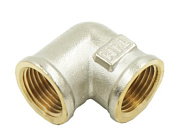 Уголок 1 1/4” г/г (никель) Tim (Zeissler)