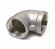 Отвод 90° нержавеющий 2 1/2” г/г AISI 304
