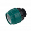 Муфта ПЭ 63х1 1/2” ц/ш Poelsan Green