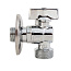 Кран угловой для подключения приборов 1/2”х1/2” (хром) Tim