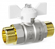Кран шаровой   1/2" ш/ш, бабочка (white) LD Pride 47.15.Н-Н.Б