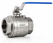 Кран нержавеющий шаровой муфтовый 4” AISI304