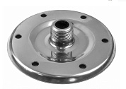 Контрфланец нержавеющий со штуцером 1” D 140 Wester