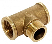 Тройник переходной  3/4”х1/2”х3/4” г/ш/г (латунь) Tim
