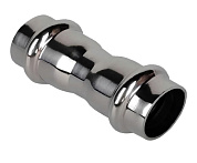 Пресс-муфта двухраструбная из нержавеющей стали 18 Zeissler