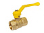 Кран шаровой газовый   1/2” г/г, рычаг 11Б27п Галлоп