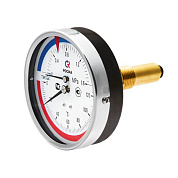 Термоманометр аксиальный ТМТБ-31Т.1 Dn80 0-120°C 0...6 бар G-1/2” длина 46мм Росма