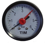 Манометр аксиальный DN 50, 0...6 бар, G-1/4” TIM