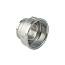 Муфта нержавеющая переходная 1 1/2"х 1 1/4" AISI 304