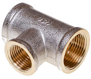 Тройник переходной  3/4”х1/2”х3/4” г/г/г (никель) Tim (Zeissler)