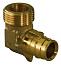 Угольник Q&E DRZ-латунь 90° 20х3/4” НР Uponor