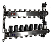 Коллекторная группа без расходомеров  7 выходов (нерж. сталь) TIM