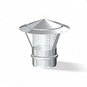 Зонт-Д с искрогасителем Ø 180 (430/0,5) нержавеющая сталь CORAX